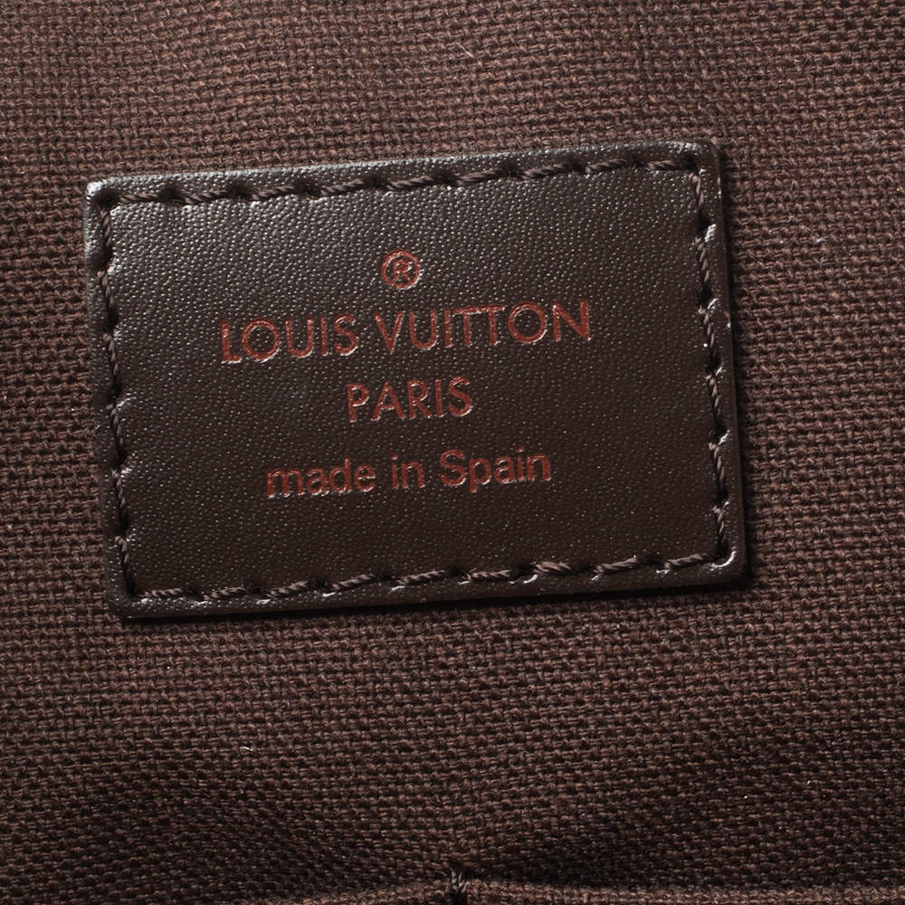 Louis Vuitton Damier Ebene Canvas District MM Bag at 1stDibs