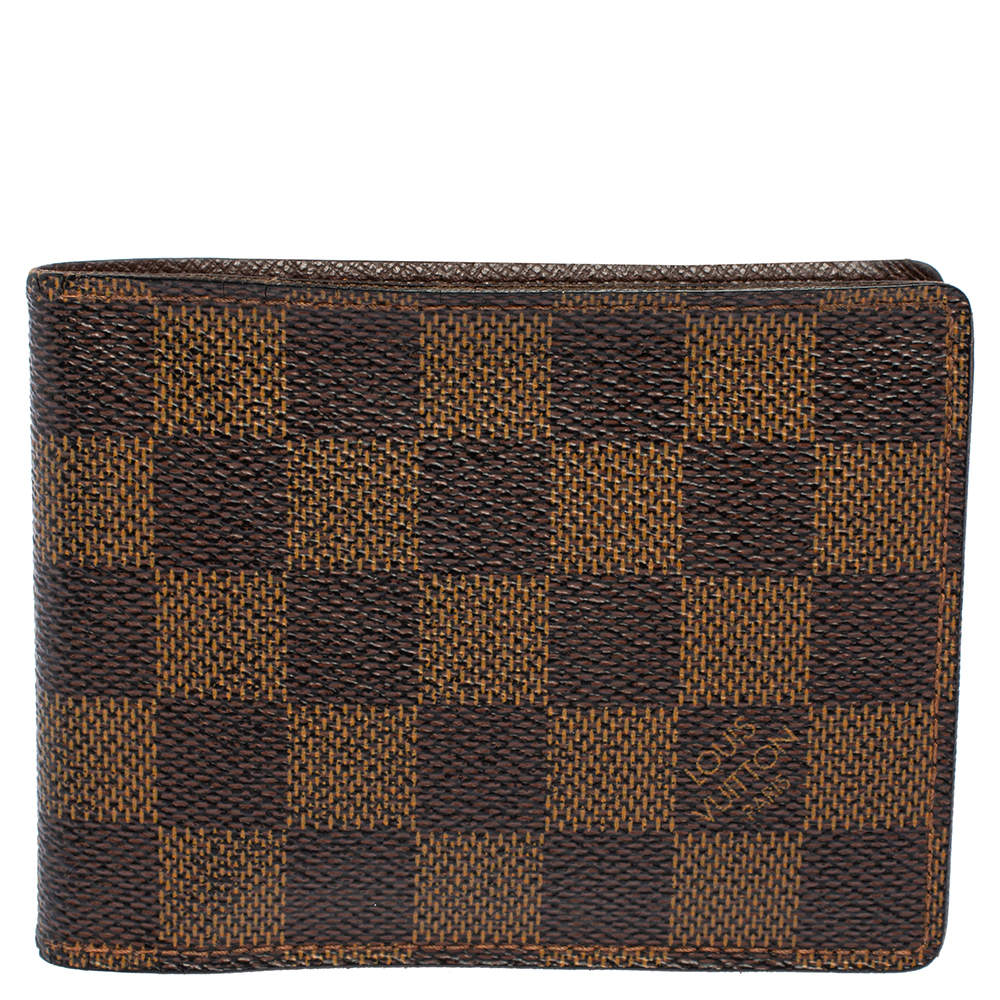 Buy Louis Vuitton Damier Ebene Canvas Multiple Wallet N60895 at