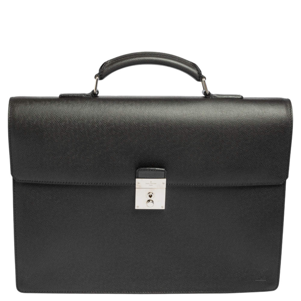 مملوكة مسبقًا حقيبة سفر لوي فيتون نيو روبوستو 1 جلد تايغا أردواز