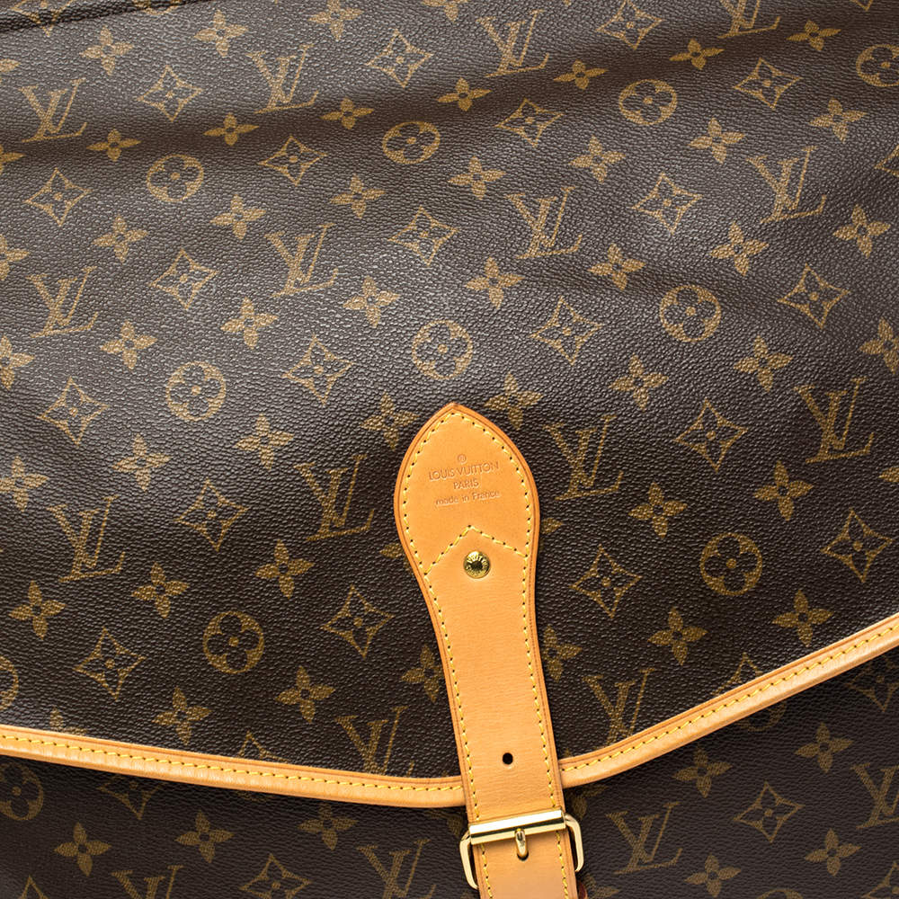 Louis Vuitton Kleber Monogram Sac Chasse Garment 871769 Brown Coated Canvas  at 1stDibs