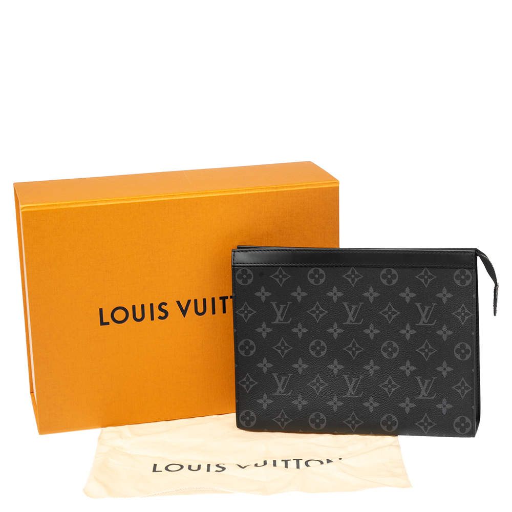Louis Vuitton Mens Pochette Voyage Eclipse Canvas – Luxe Collective