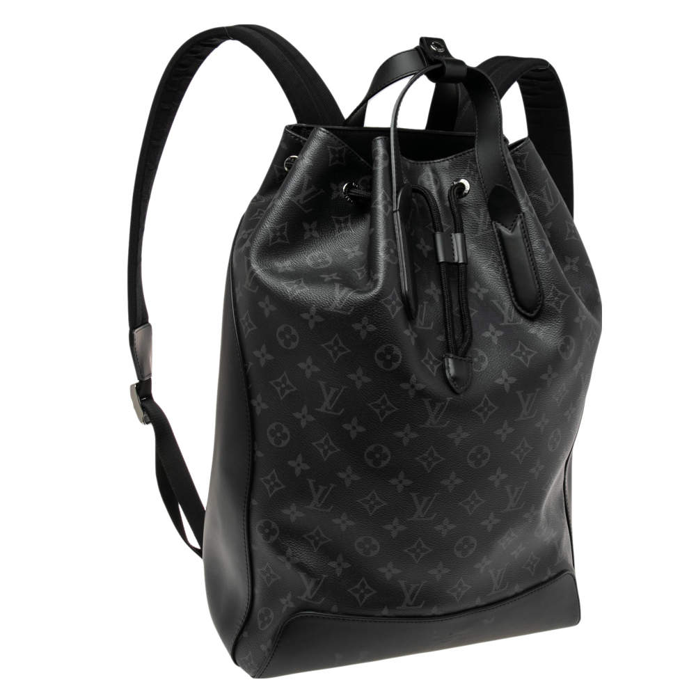 Louis Vuitton Monogram Eclipse Explorer Backpack Black Cloth ref.592055 -  Joli Closet