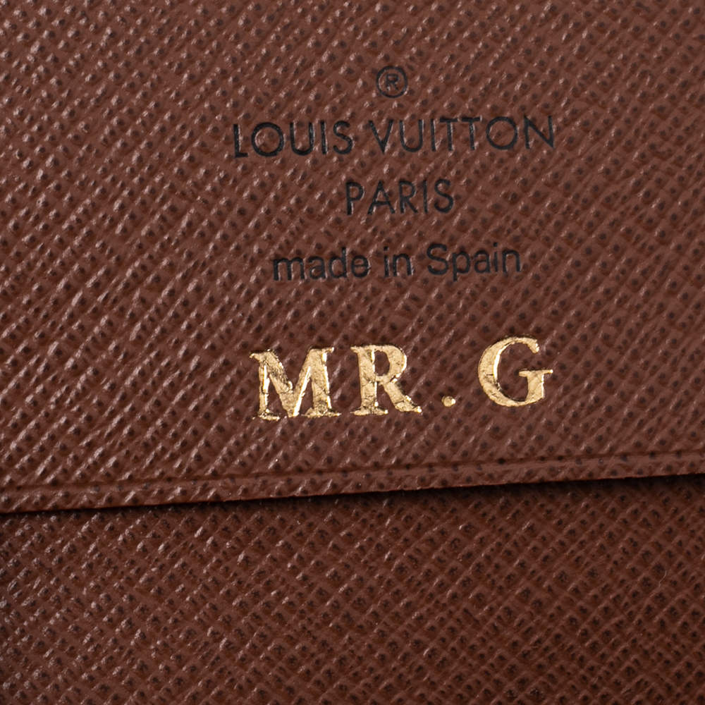 LOUIS VUITTON Card Case Wallet Enveloppe Carte De Visite M64595 Spain MNT  Cond