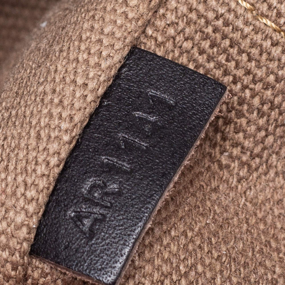 Louis Vuitton Coffee Brown Utah Leather Shawnee Messenger Bag
