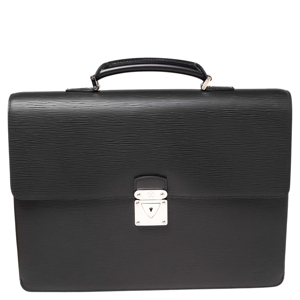 Pre Owned Louis Vuitton Black Epi Leather Robusto 1 Compartment Briefcase