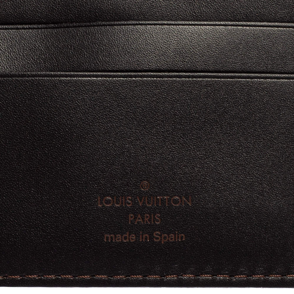 Louis Vuitton Coffee Utah Leather Pince Wallet - Yoogi's Closet