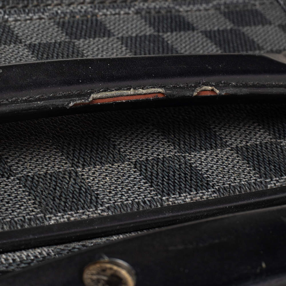 Louis Vuitton Damier Graphite Pegase Legere 55 luggage Cloth ref.1035690 -  Joli Closet
