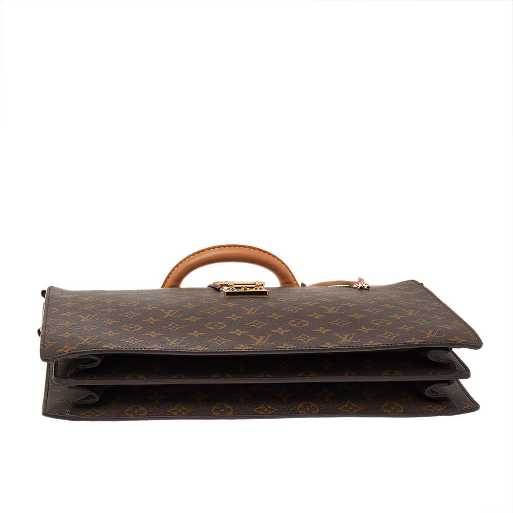 Louis Vuitton Serviette Fermoir Tan - $452 - From Fancy