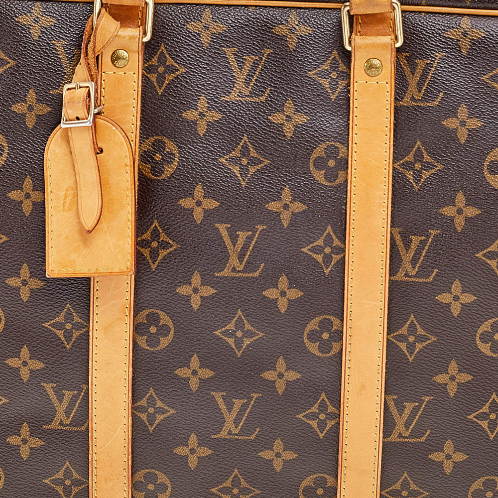 Louis Vuitton Porte-Documents Voyage Porte Monogram Attache Briefcase  234049 Brown Coated Canvas Weekend/Travel Bag, Louis Vuitton