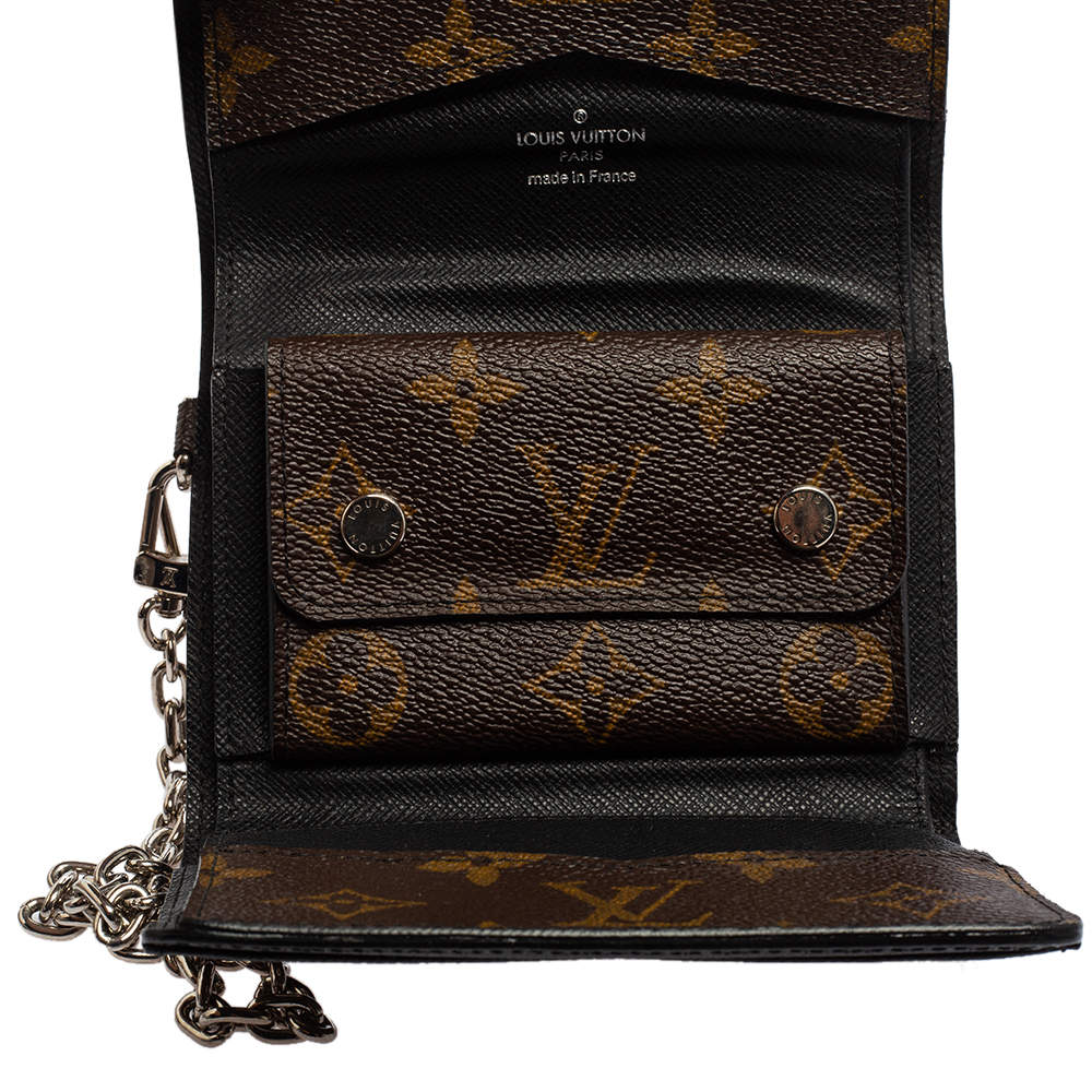 Louis Vuitton, Bags, Louis Vuitton Monogram Macassar Portefeuille Thanon  Long Wallet M63489 Lv 3715a
