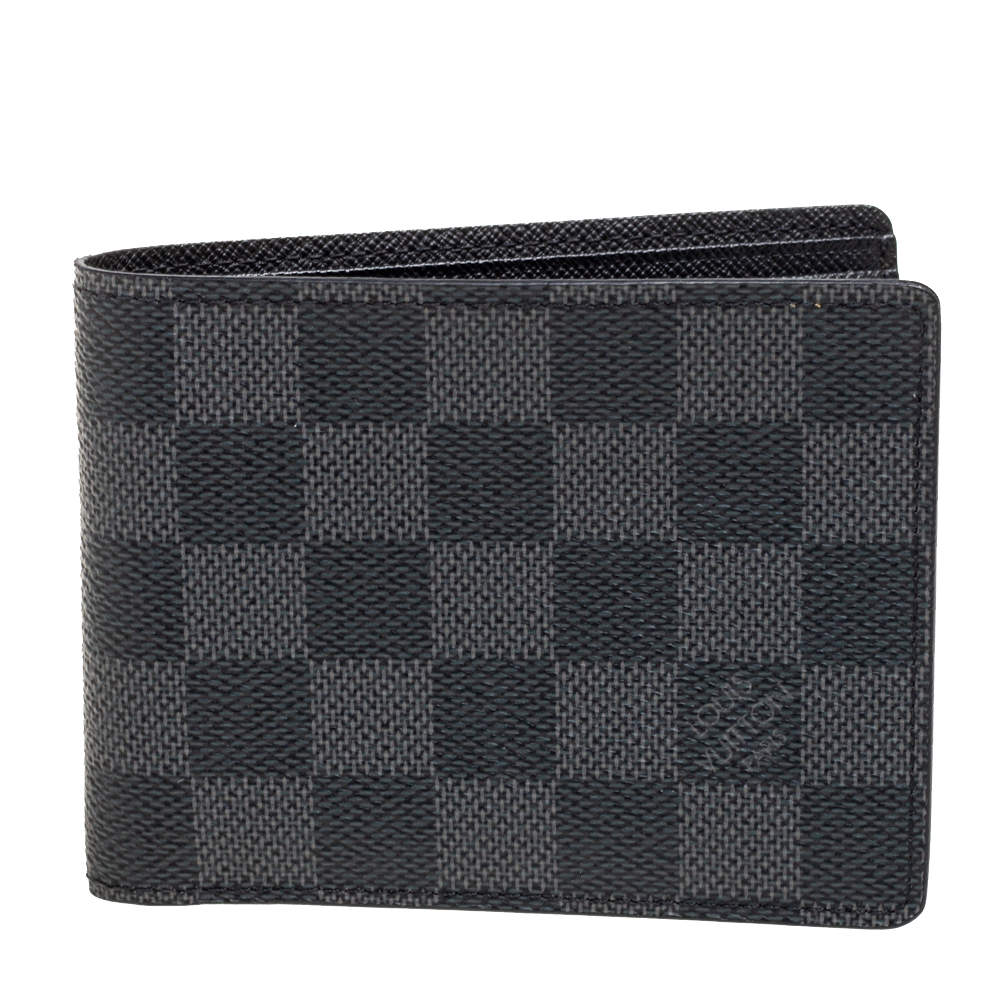 مملوكة مسبقًا Louis Vuitton Damier Graphite Canvas Multiple Wallet