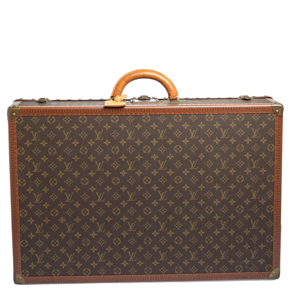 مملوكة مسبقًا Louis Vuitton Monogram Canvas Alzer 70 Trunk Suitcase