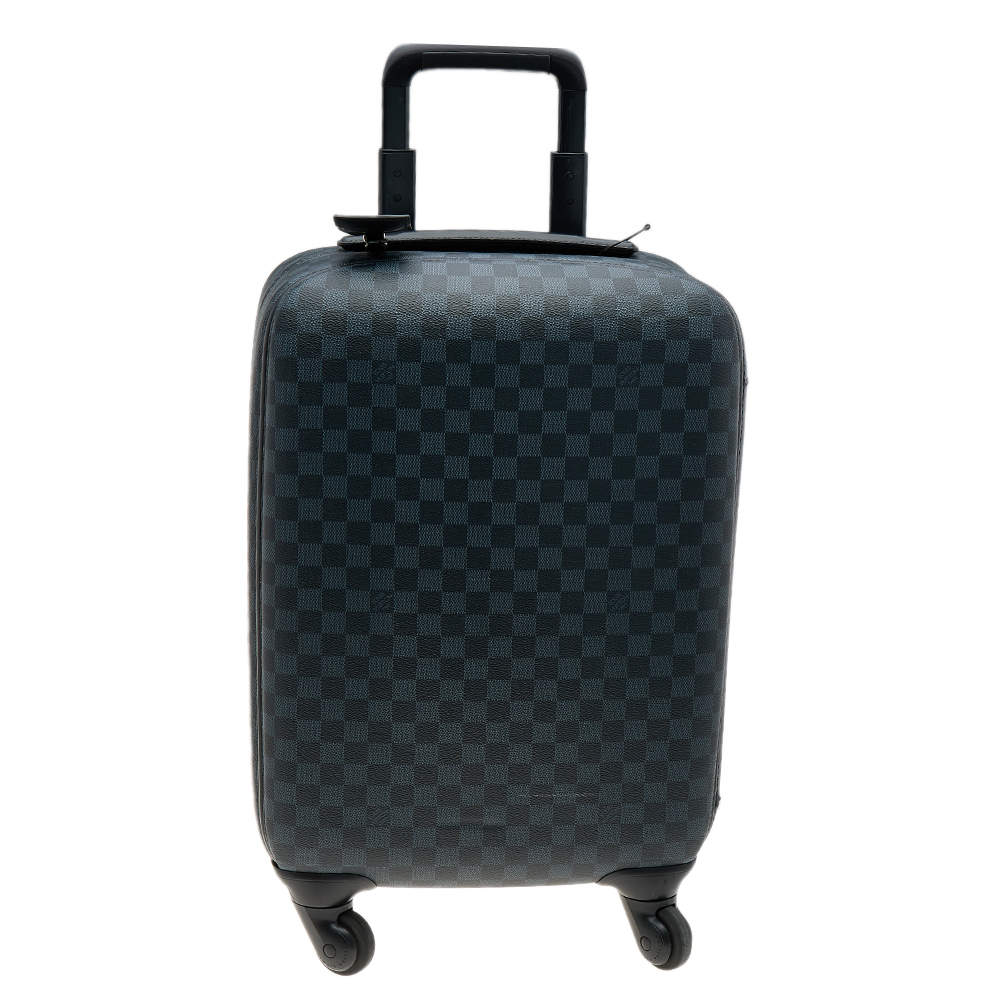 Pre Owned Louis Vuitton Damier Graphite Zephyr 55 Rolling Suitcase