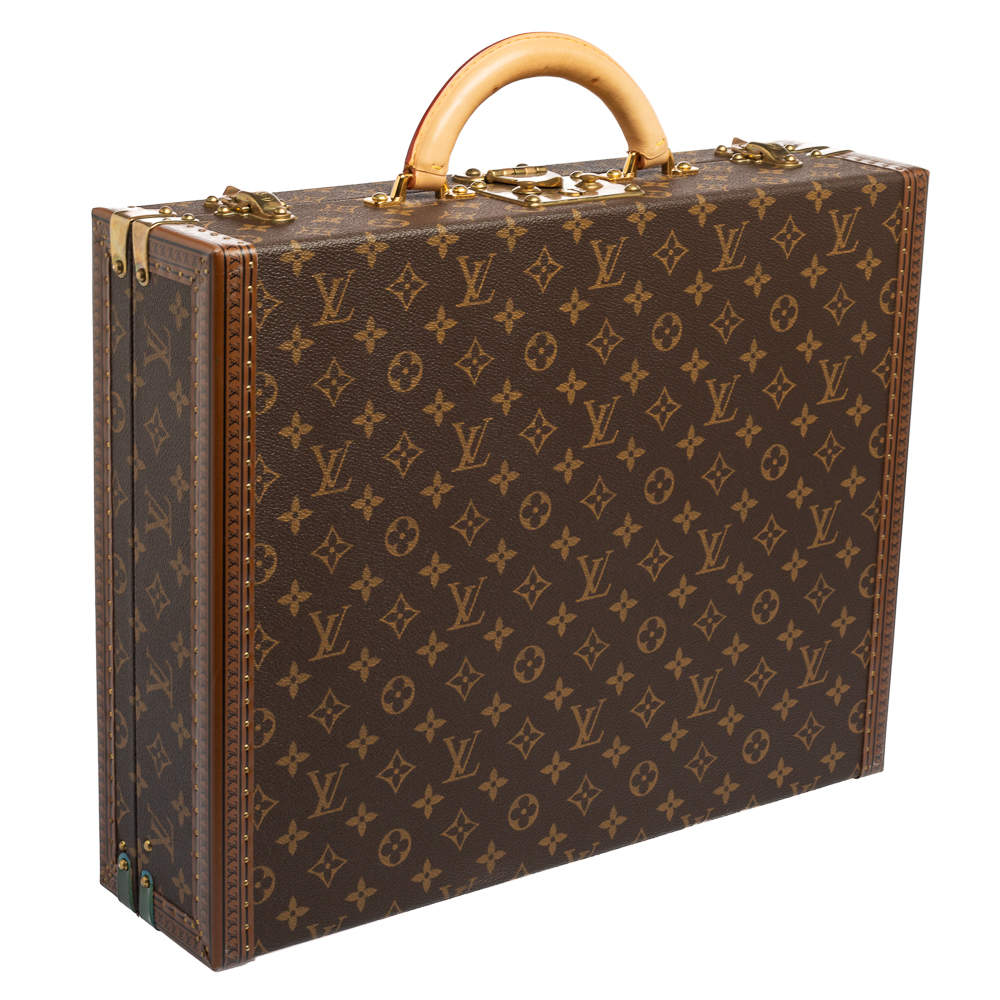 Louis Vuitton Monogram Canvas Trunk President Classeur Briefcase