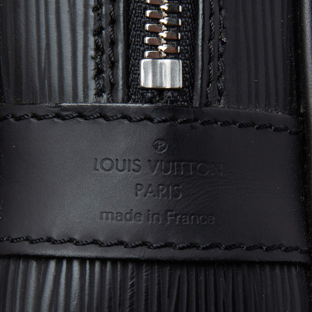 LOUIS VUITTON Epi Oliver Briefcase Black 509736