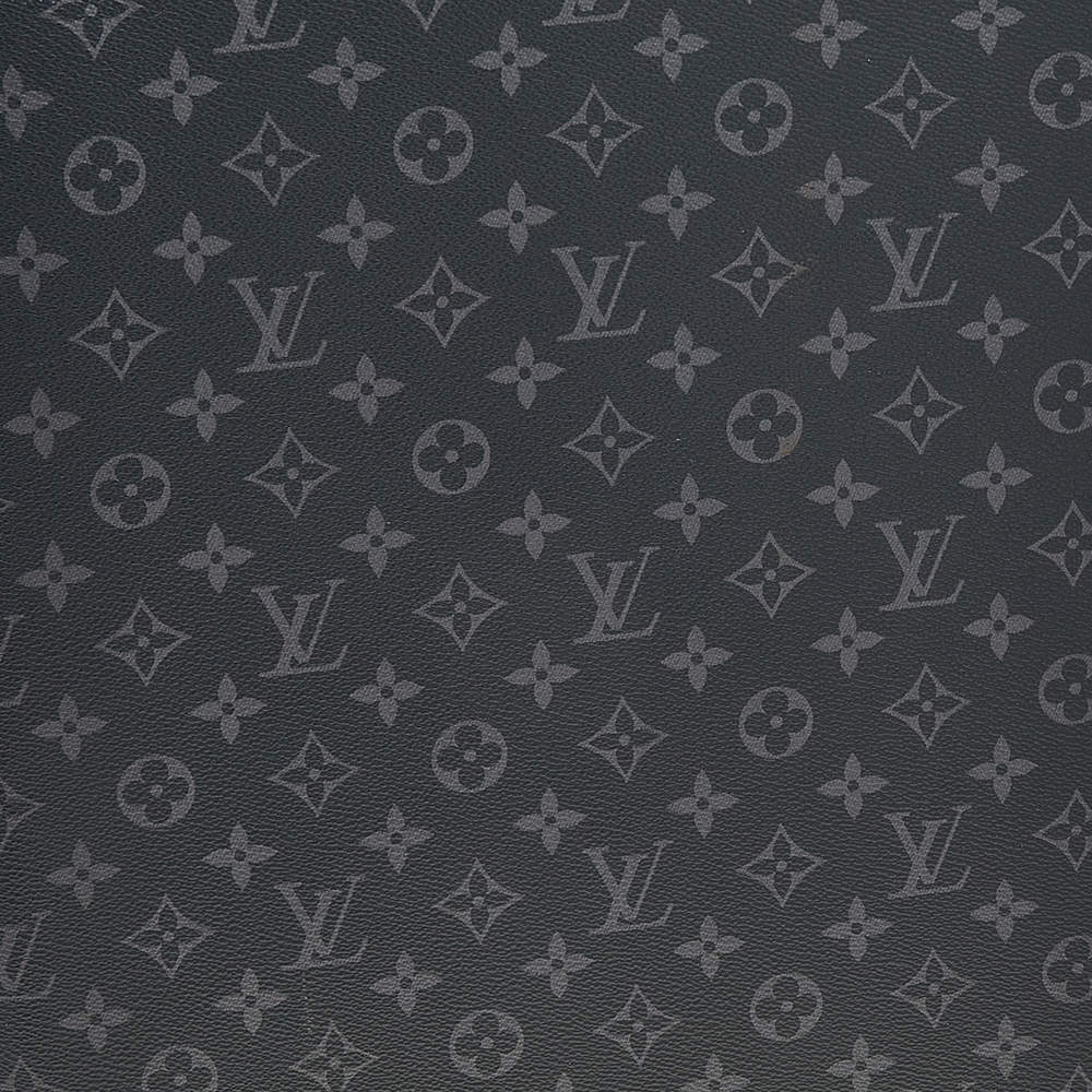 Louis Vuitton Black Monogram Coated Canvas Horizon 50 Suitcase with, Lot  #58097