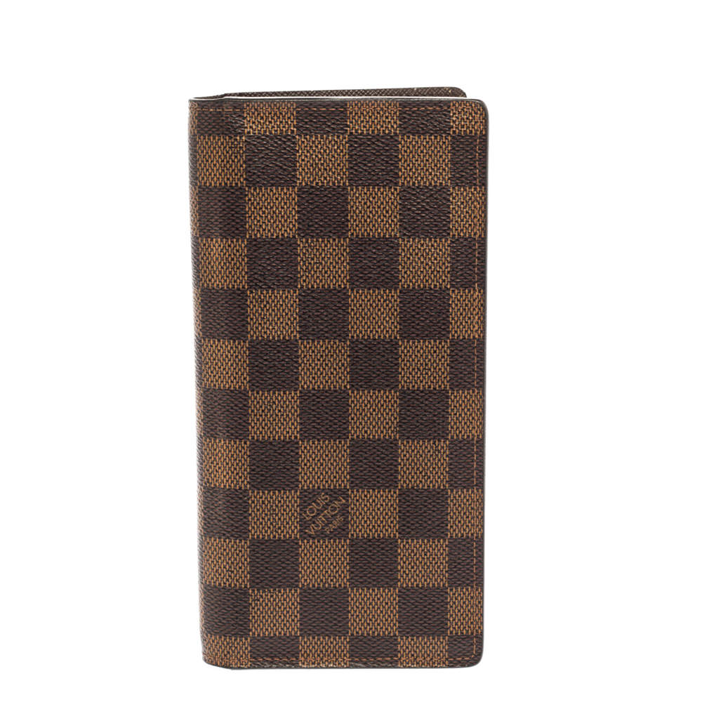 Louis Vuitton Wallet Brazza Damier Cobalt Black/Blue in Canvas with  Silver-tone - US