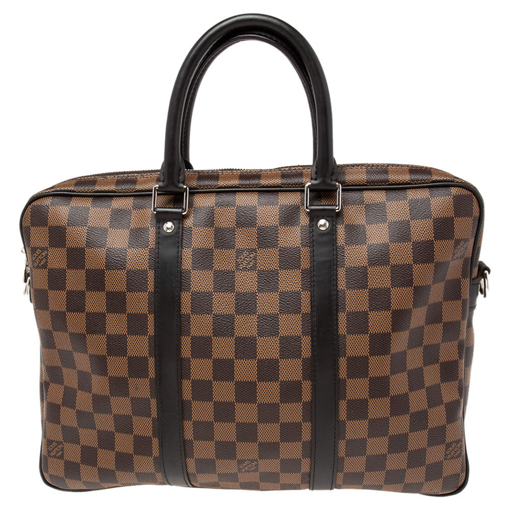 Louis Vuitton Damier Ebene Canvas Porte Documents Voyage GM