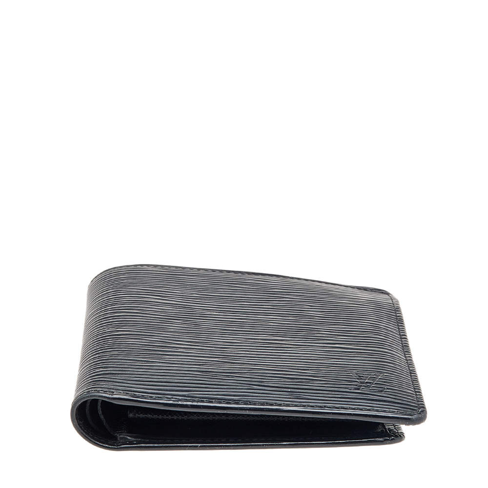 Louis Vuitton Slender Wallet Epi Leather Black 2145871