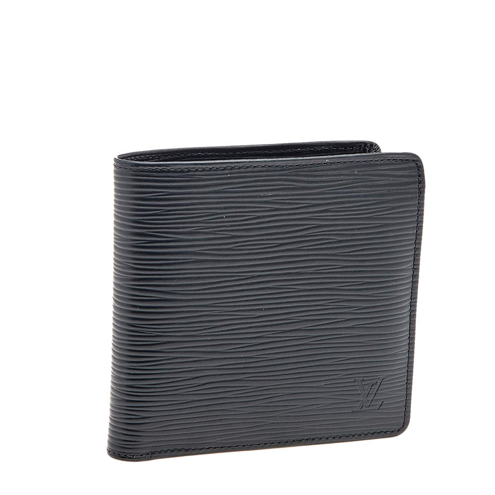 Louis Vuitton Black Epi Wallet In Men's Wallets for sale