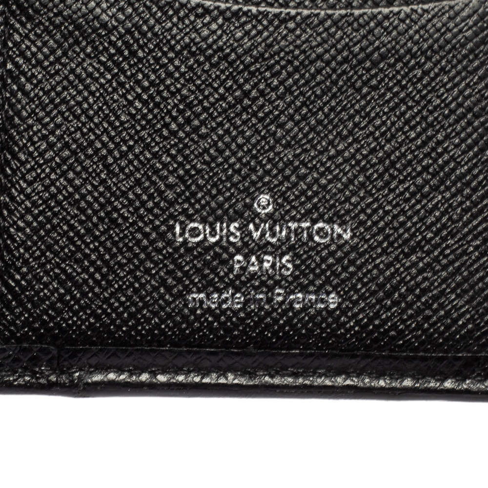 Pocket organizer leather small bag Louis Vuitton Black in Leather - 19627502