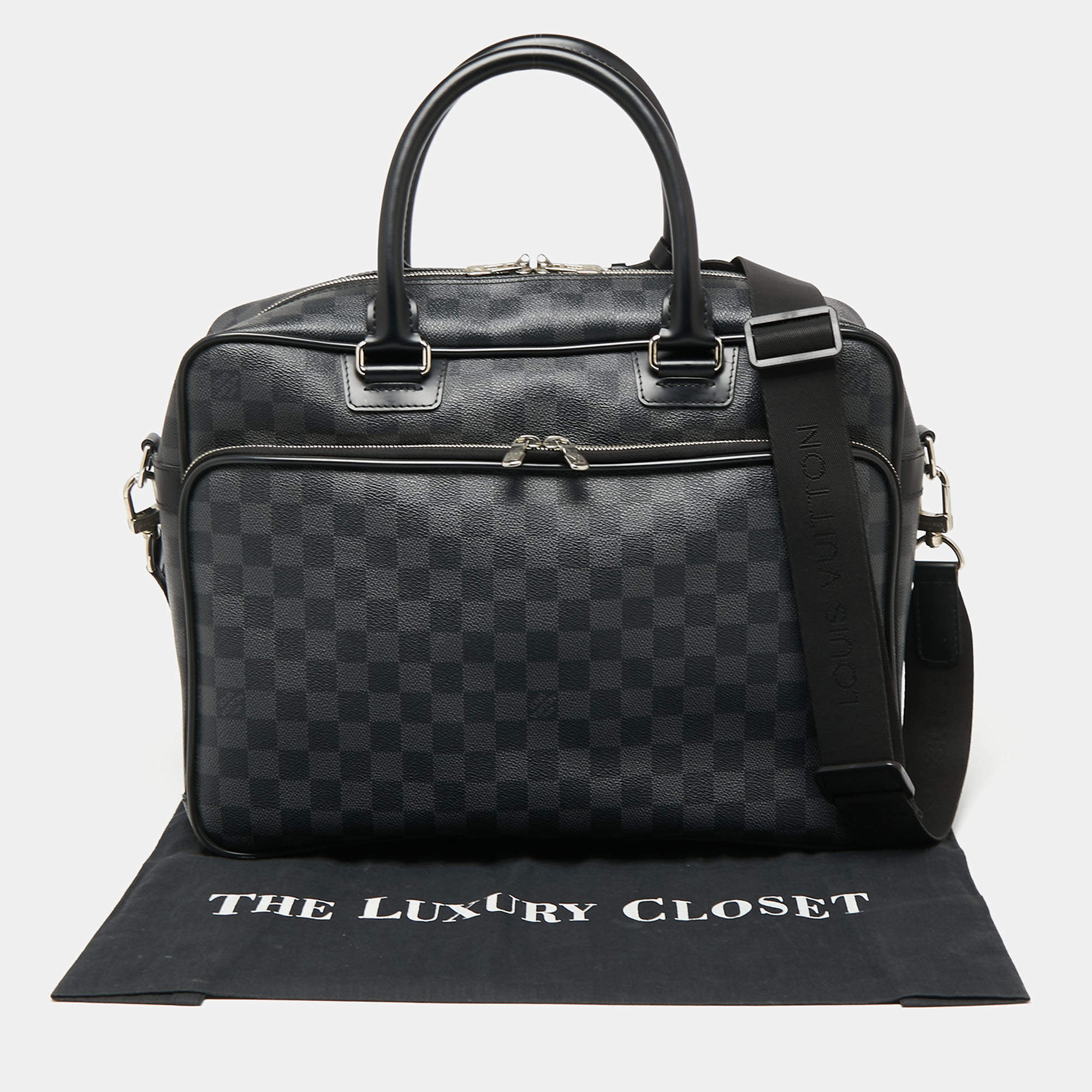 Louis Vuitton Icare Laptop Bag Damier Graphite at 1stDibs