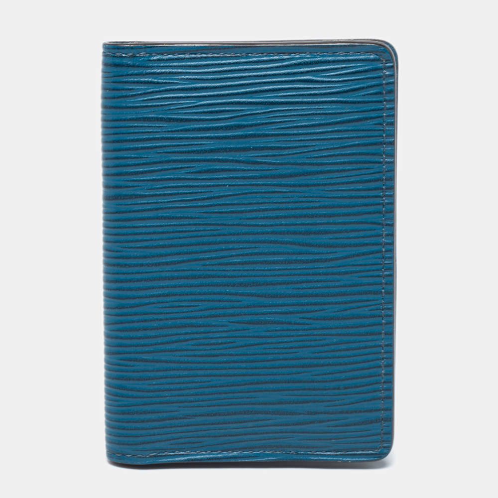 مملوكة مسبقًا محفظة جيب لوي فيتون سيان جلد أيبي