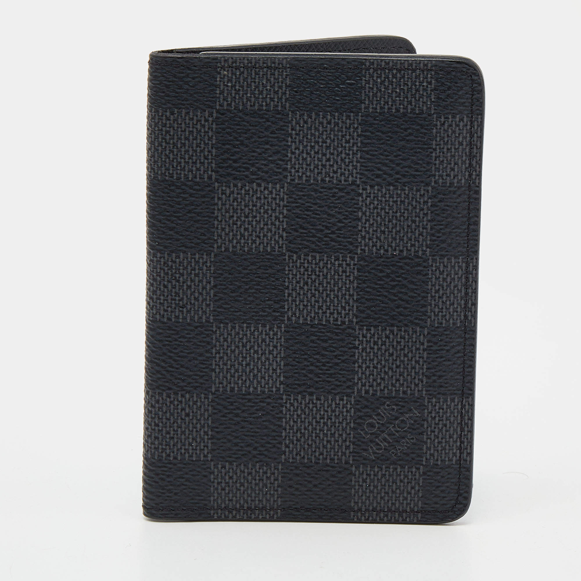 Pre Owned Louis Vuitton Damier Graphite Canvas Pocket Organizer
