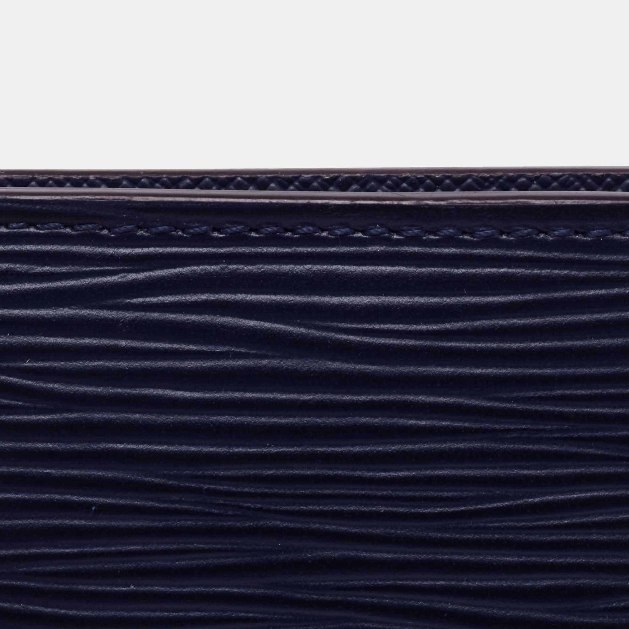 Louis Vuitton LV pocket organizer new Blue Leather ref.888599