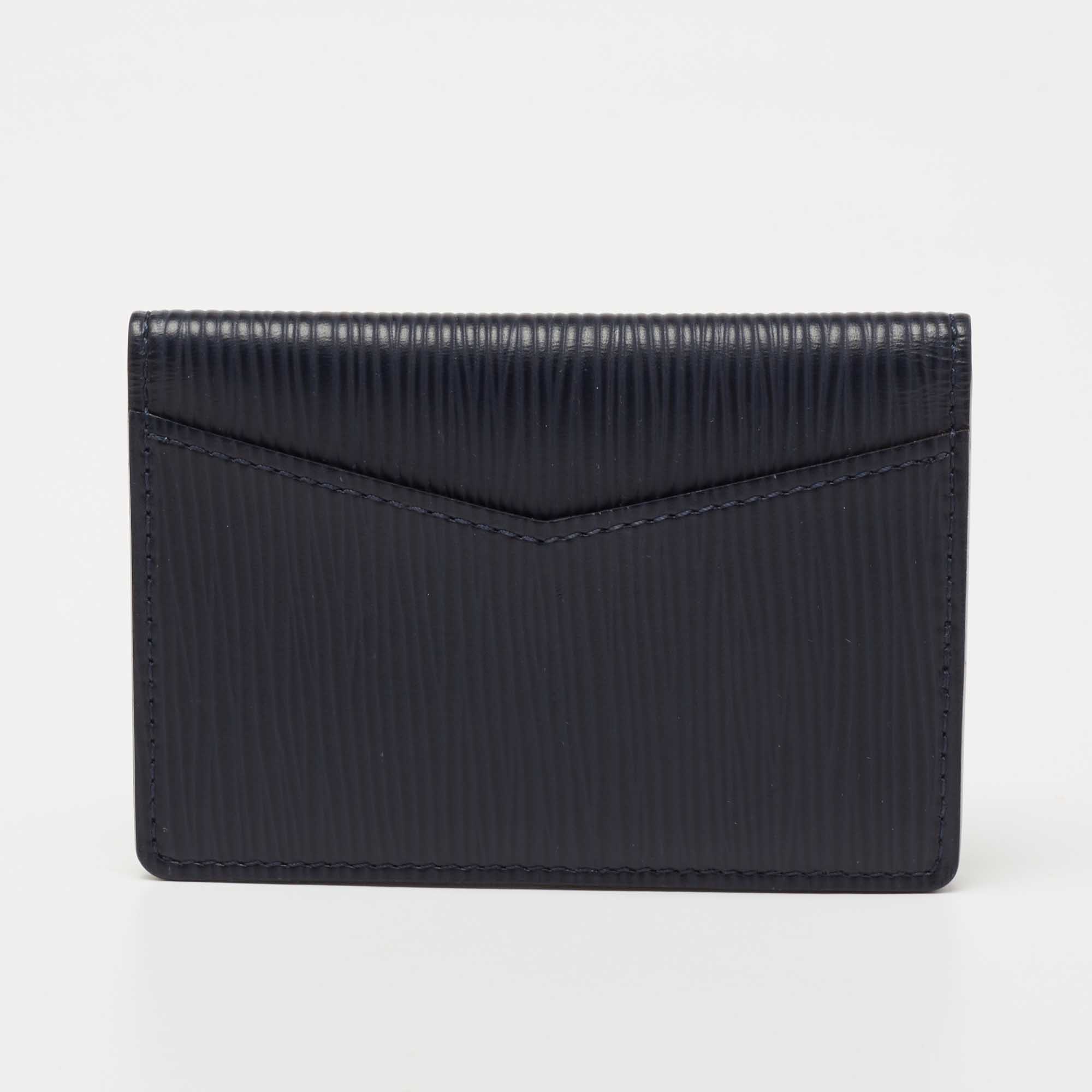 Pocket organizer cloth small bag Louis Vuitton Blue in Cloth - 31635585