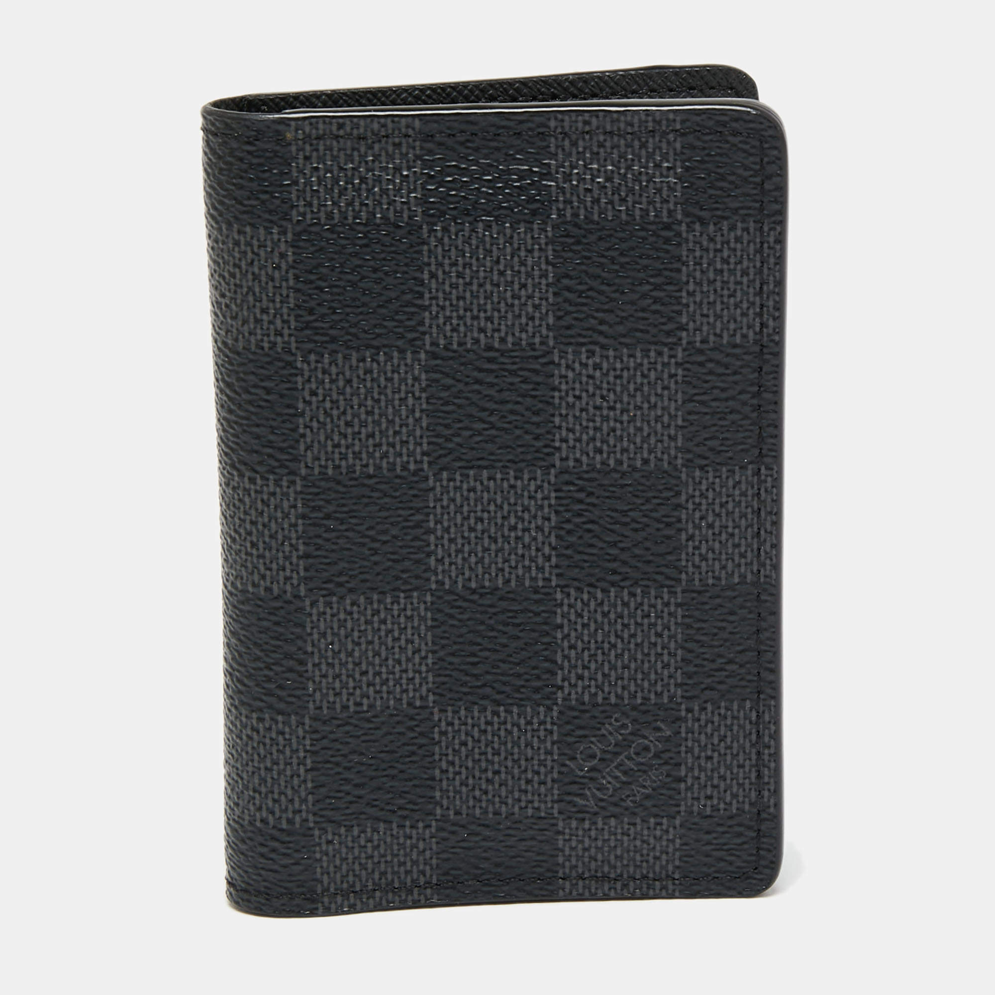 Pre Owned Louis Vuitton Damier Graphite Canvas Pocket Organizer
