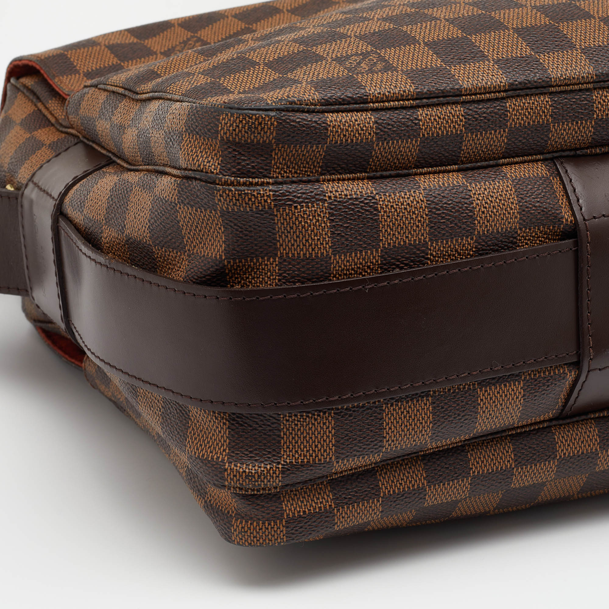 Naviglio cloth crossbody bag Louis Vuitton Brown in Cloth - 20217648