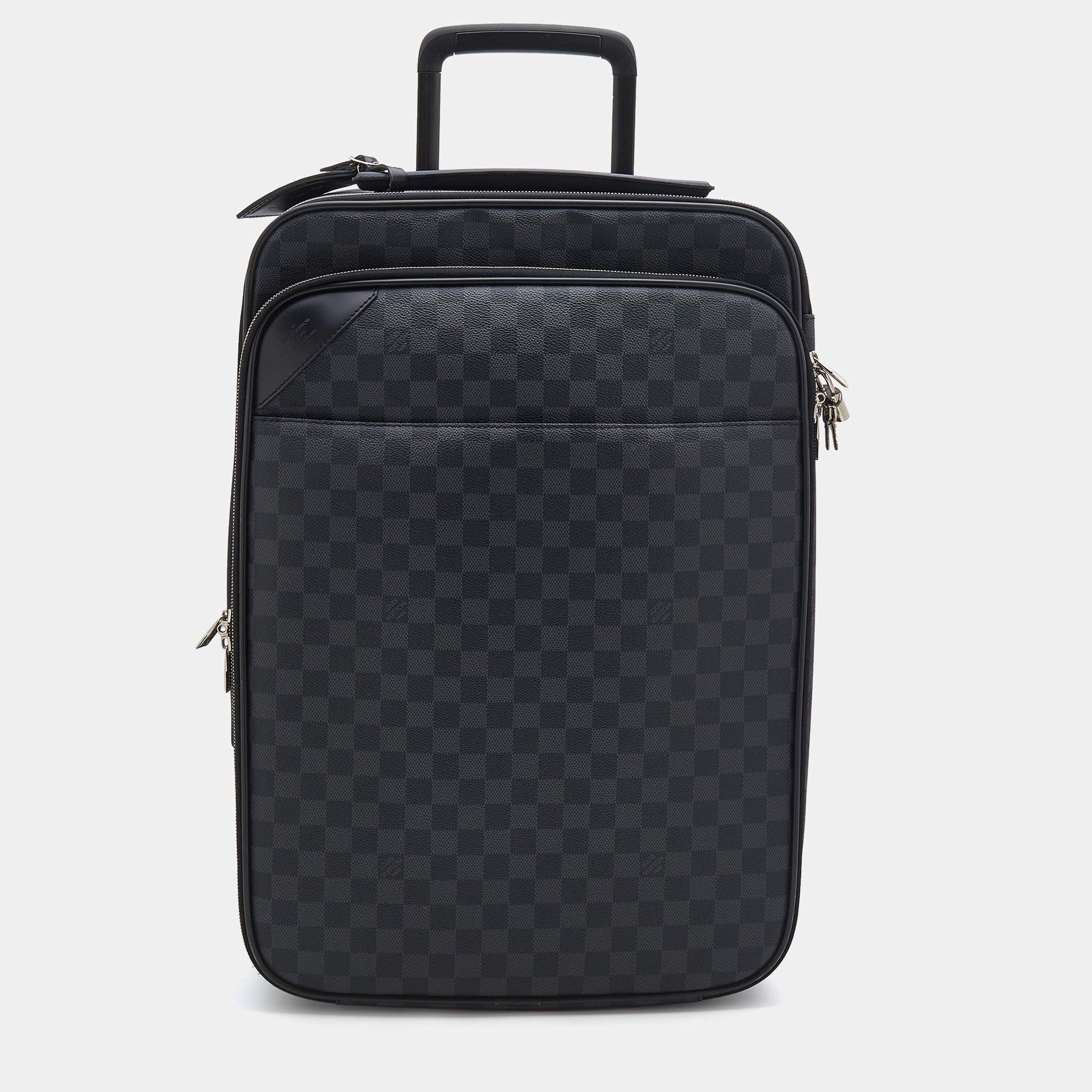 Louis Vuitton Damier Graphite Canvas Pegase Legere 50 Luggage Bag