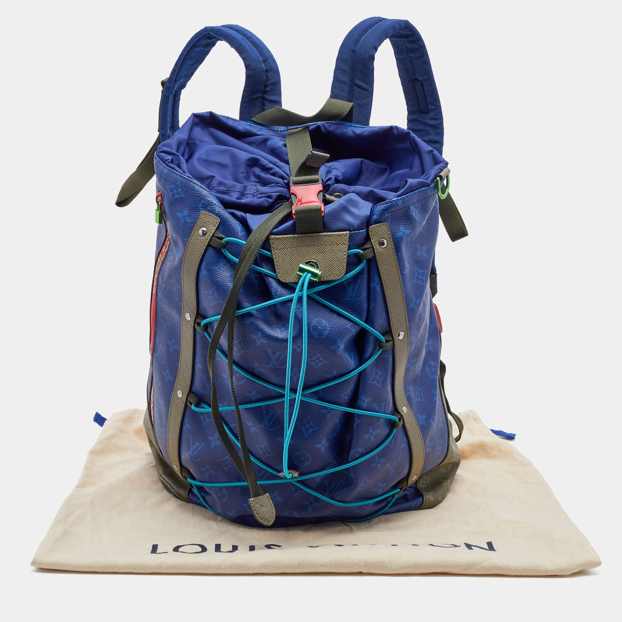 Louis Vuitton Blue Monogram Canvas Pacific Outdoor Backpack