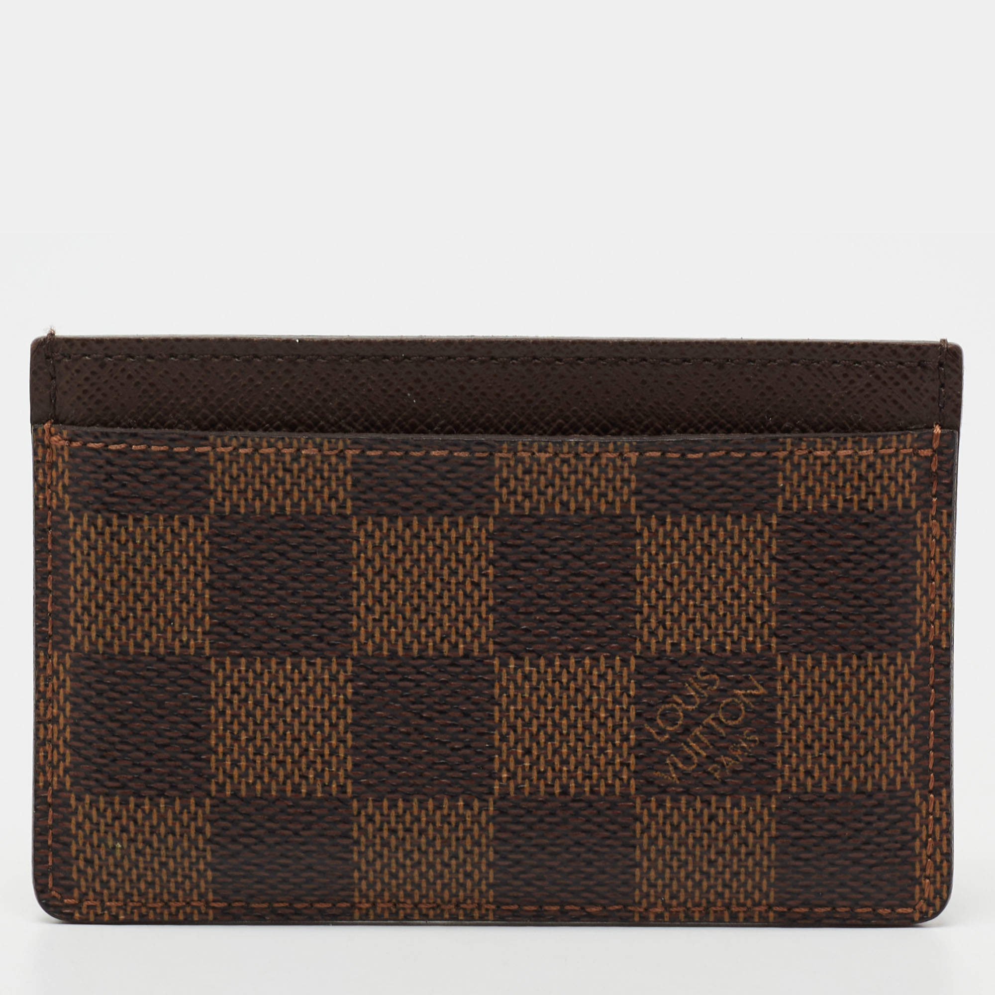 مملوكة مسبقًا حافظة بطاقات لوي فيتون كانفاس دامييه إيبين