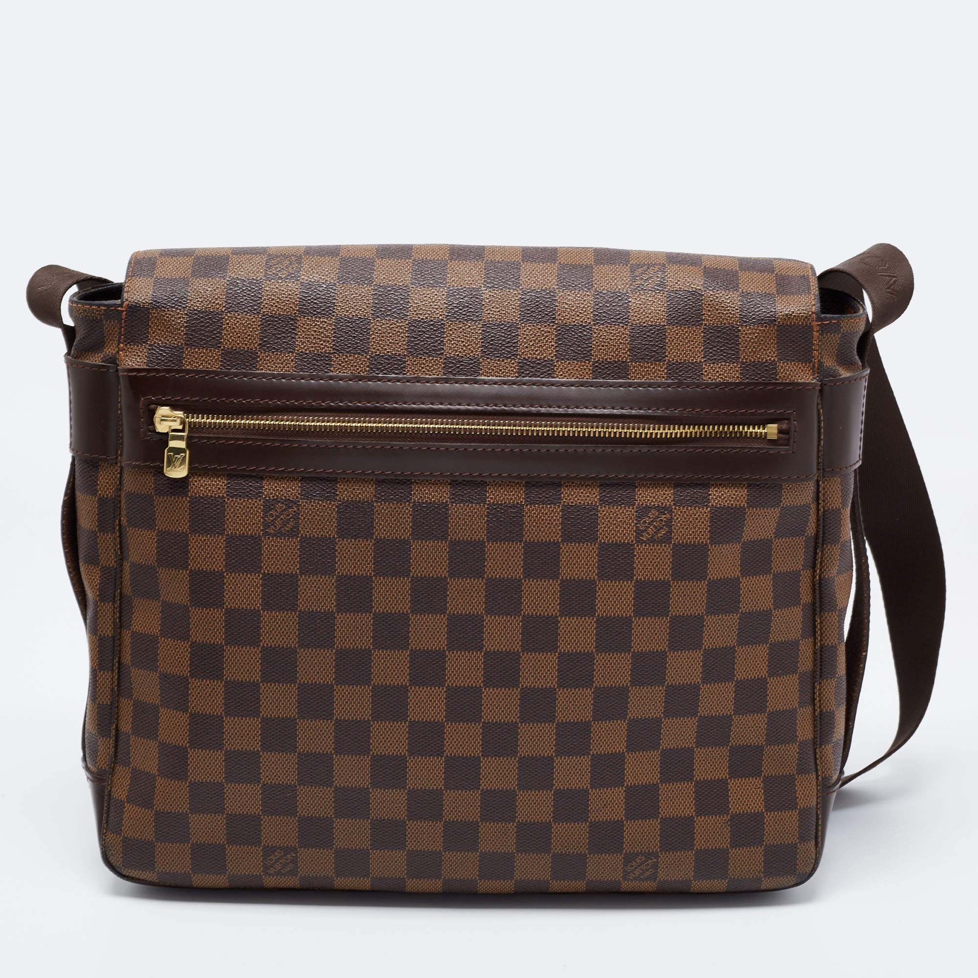 Louis Vuitton Damier Ebene Bastille Messenger Bag Brown Cloth ref
