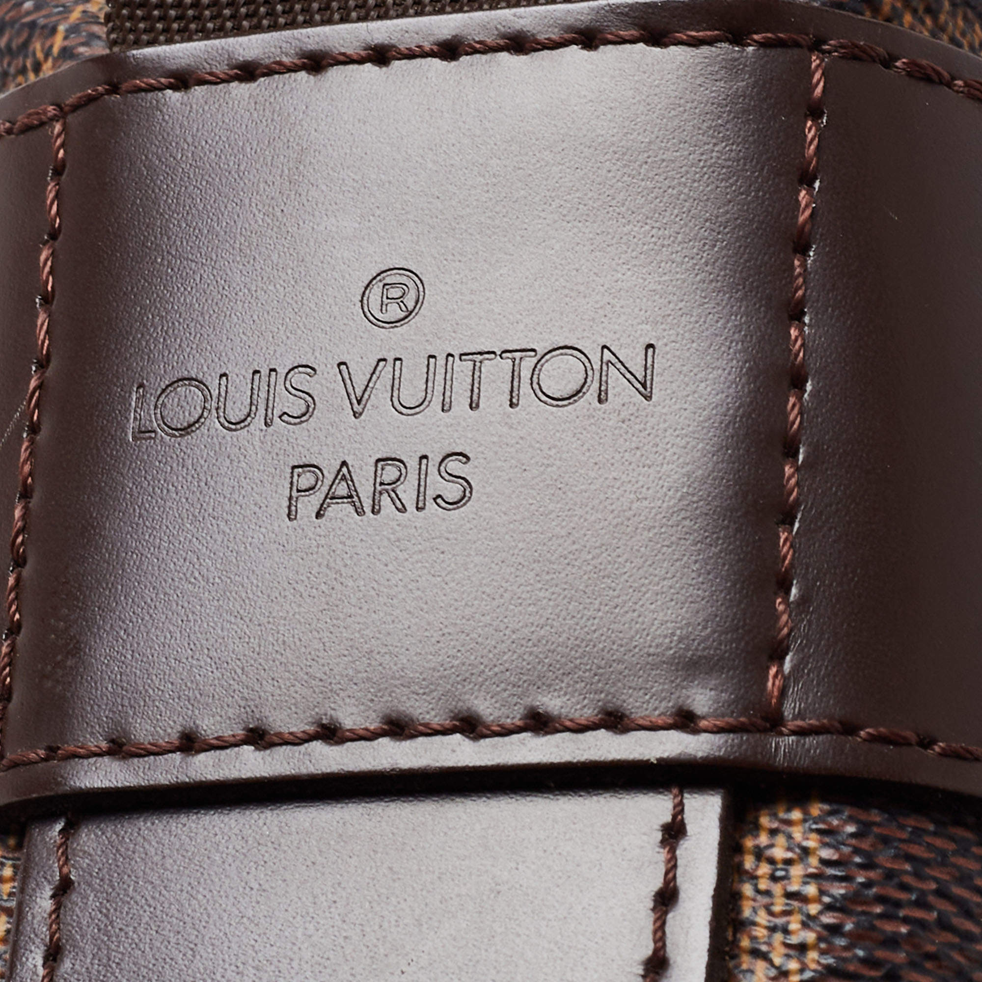 Louis Vuitton Brown Damier Ebene Bastille Messenger Bag Leather Cloth  Pony-style calfskin ref.187565 - Joli Closet
