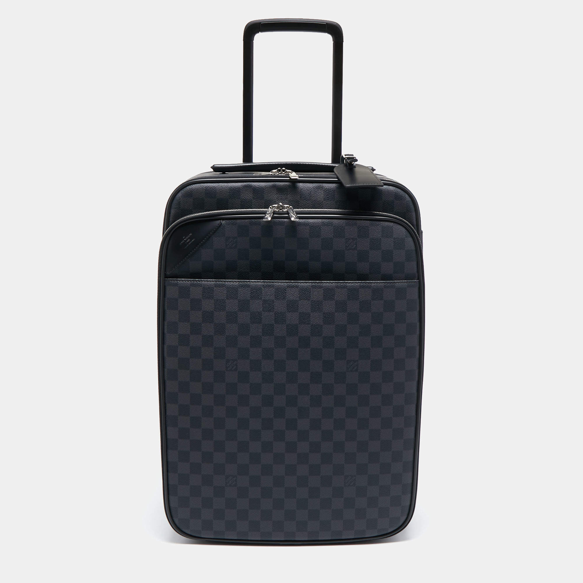 Pre Owned Louis Vuitton Damier Graphite Canvas Business Pegase Legere 55 Luggage