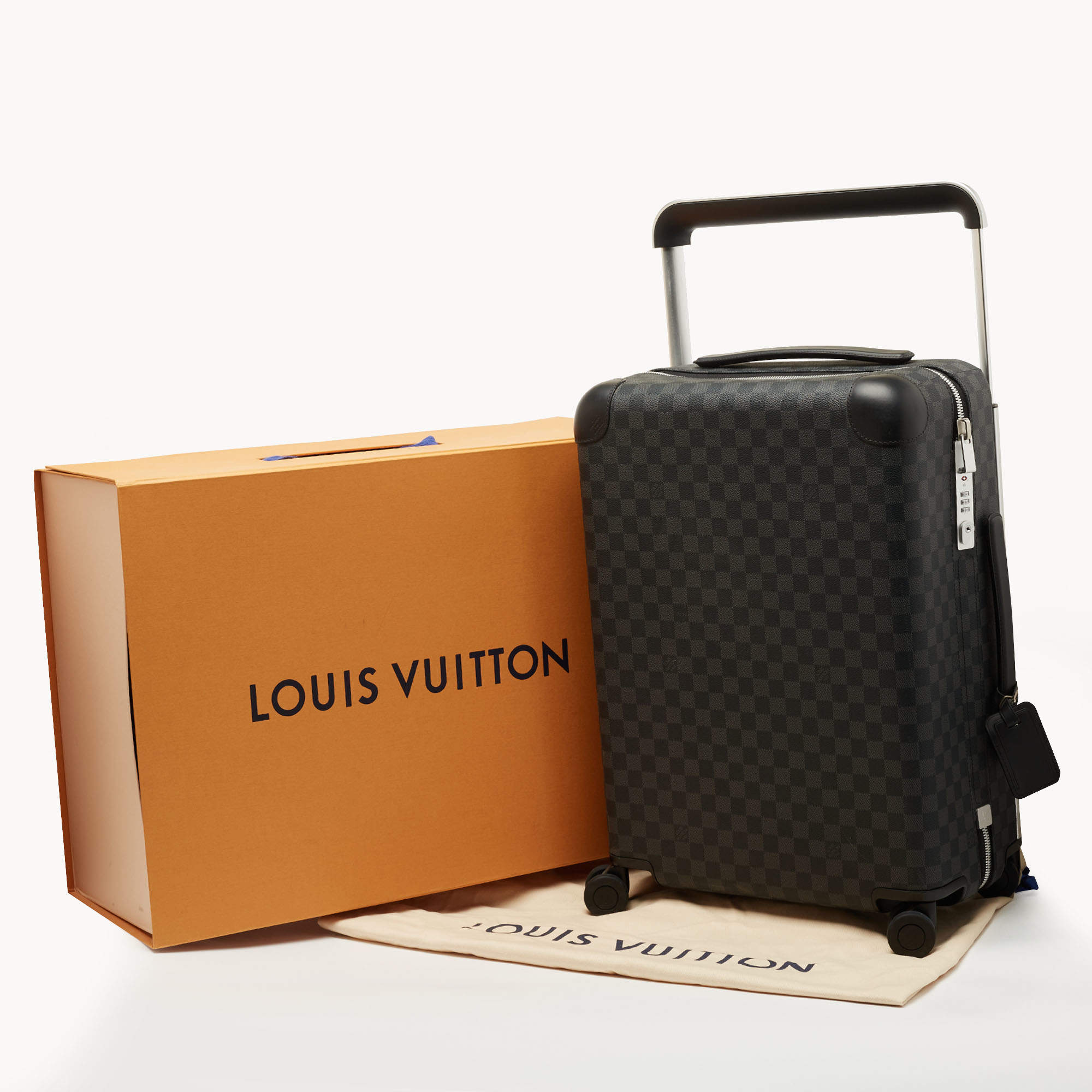 Louis Vuitton Monogram Eclipse Horizon 55 Suitcase Louis Vuitton