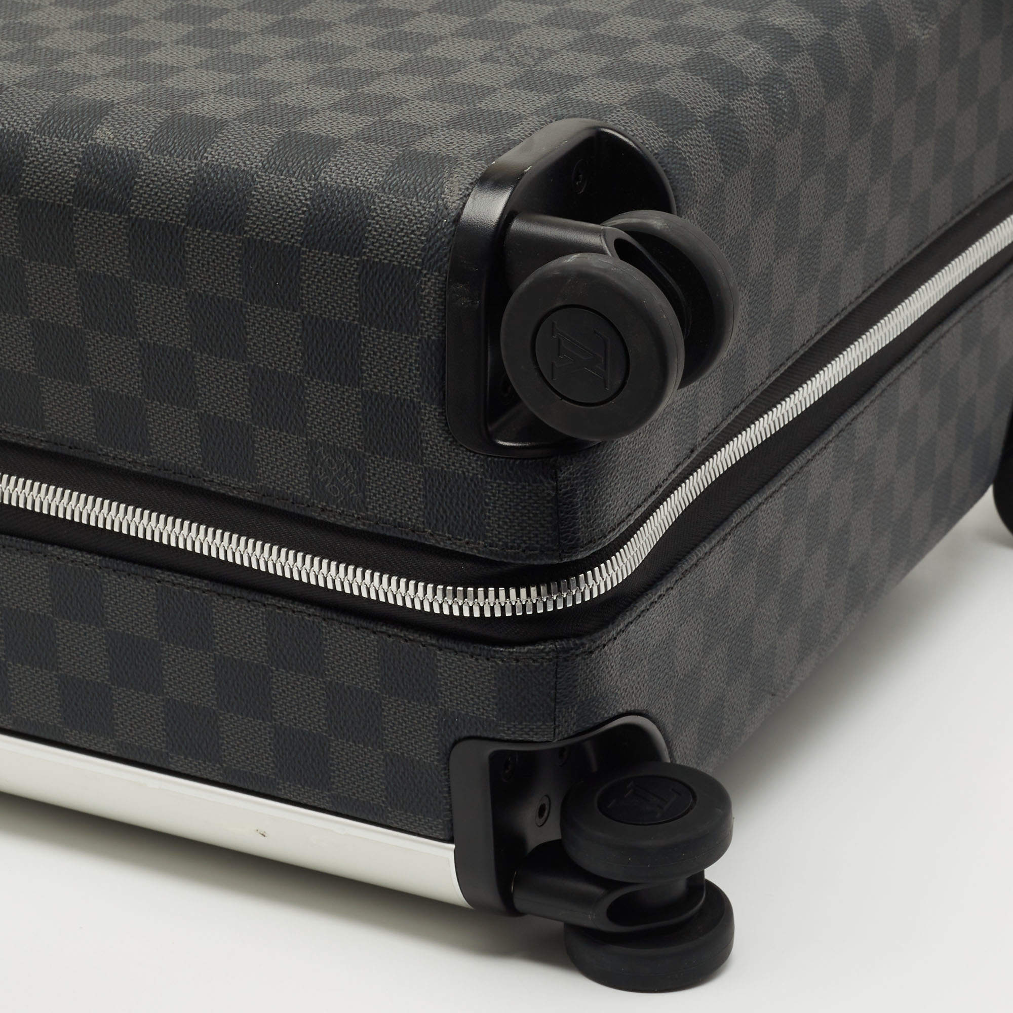 Louis Vuitton Suitcase Horizon Damier Graphite Pixel 55 Blue in Coated  Canvas with Silver-tone - US