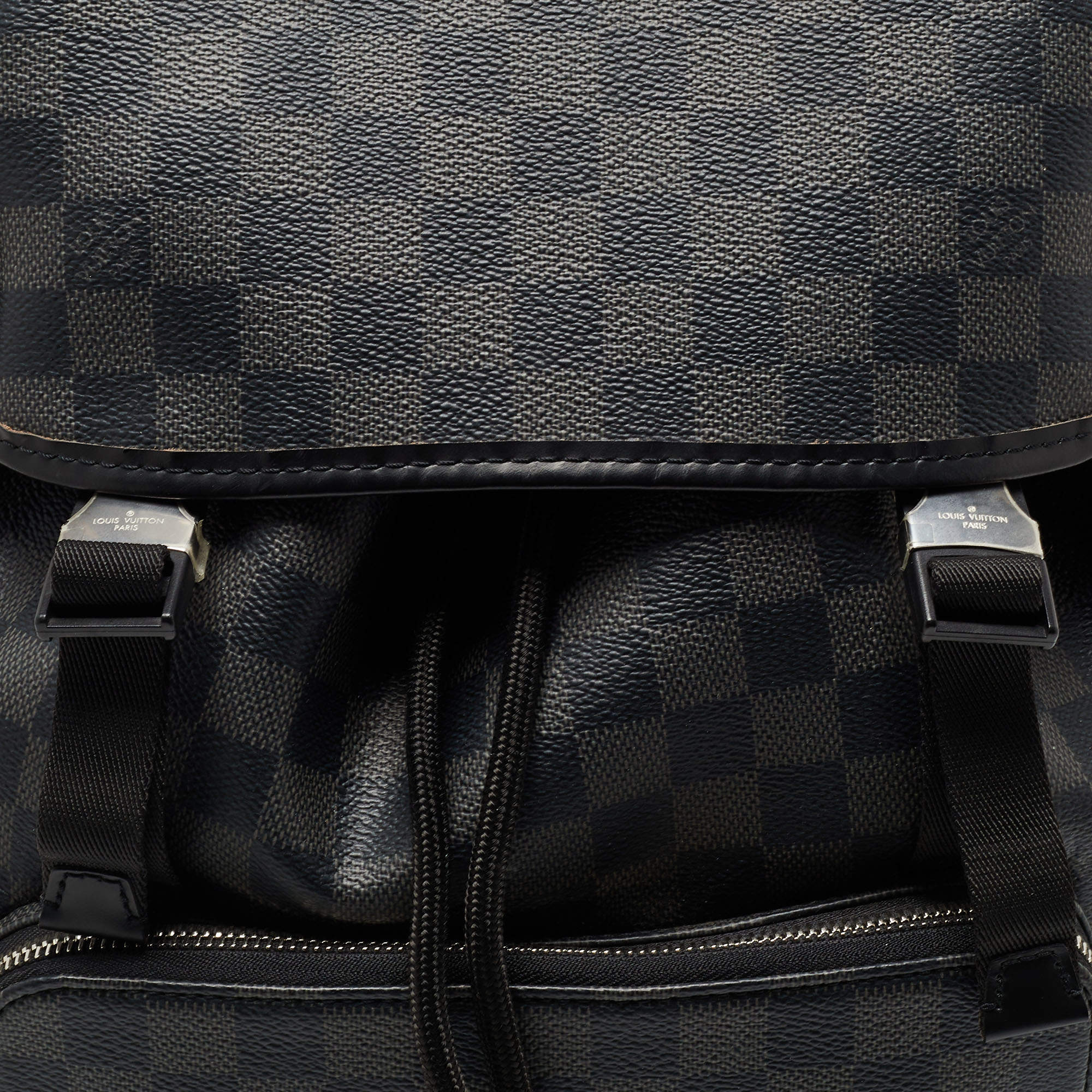 AUTHENTIC Men's Louis Vuitton Zack Backpack Damier Graphite Canvas