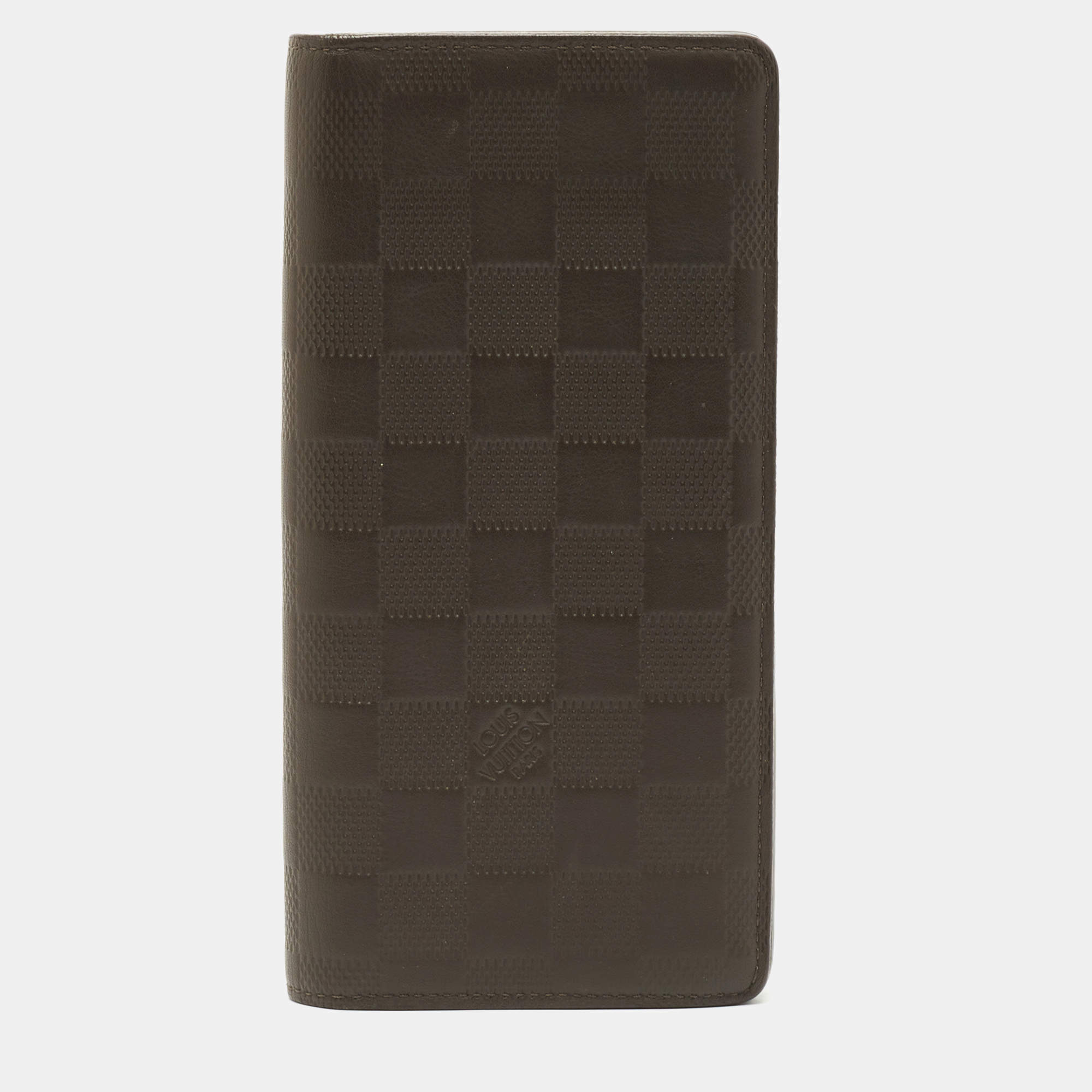 Louis Vuitton Black Damier Infini Leather Brazza Wallet