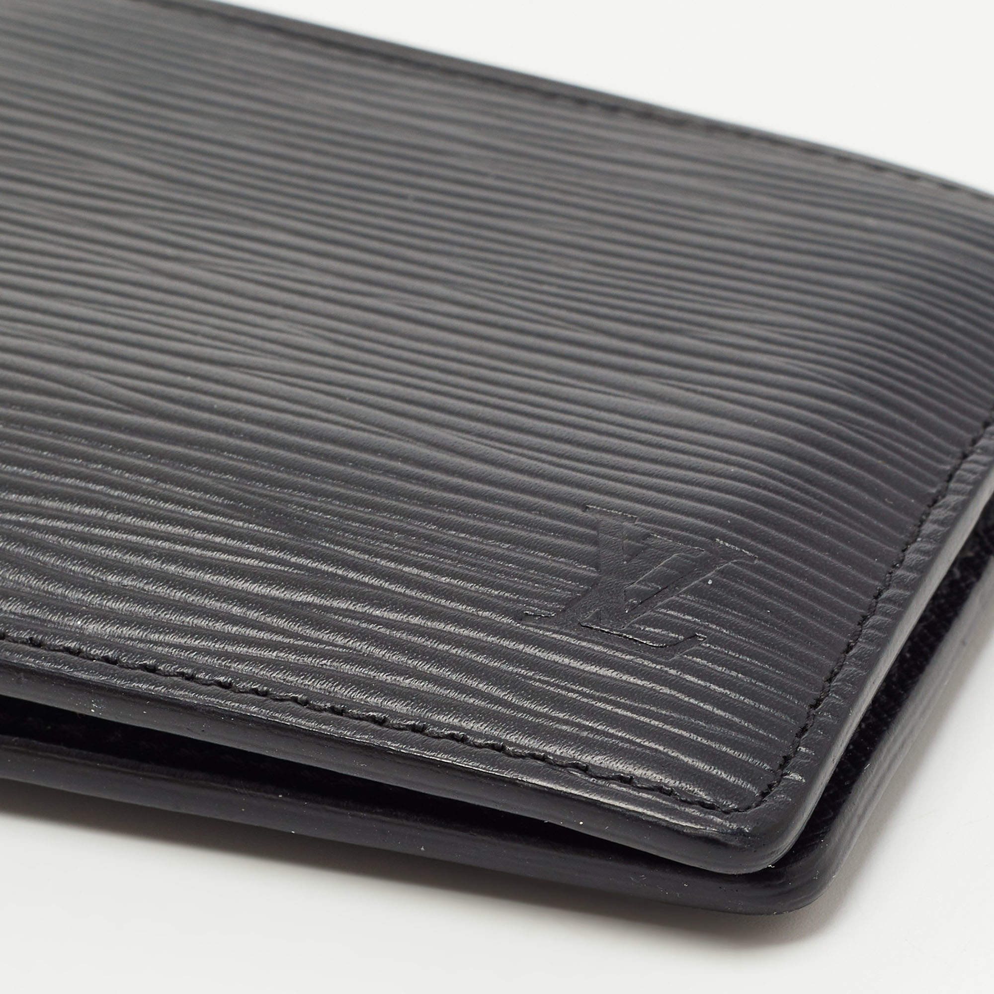 Slender Wallet Epi Leather in Black - Personalization M60332, LOUIS VUITTON  ®