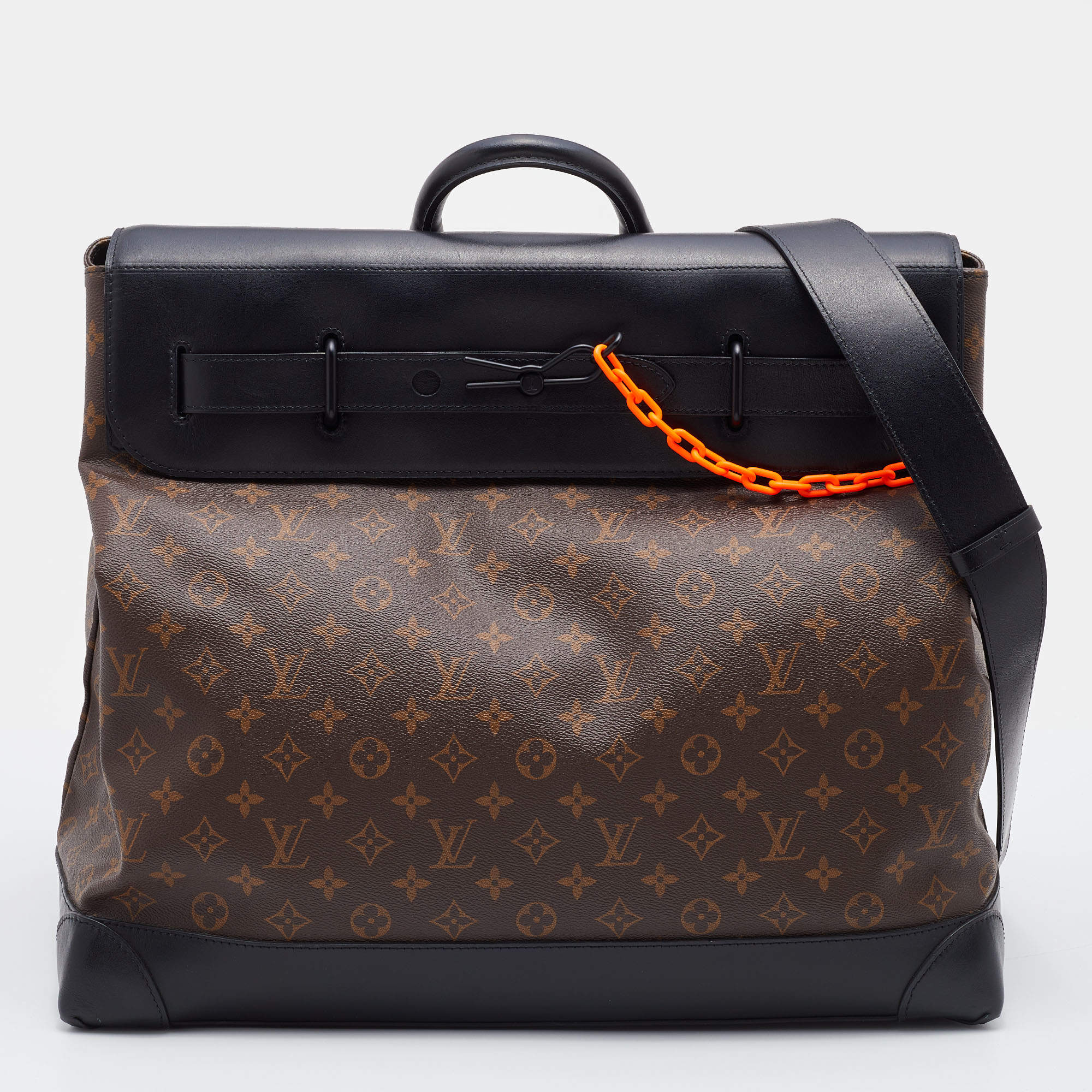 Louis Vuitton - Steamer Messenger Bag - Leather - Black - Men - Luxury