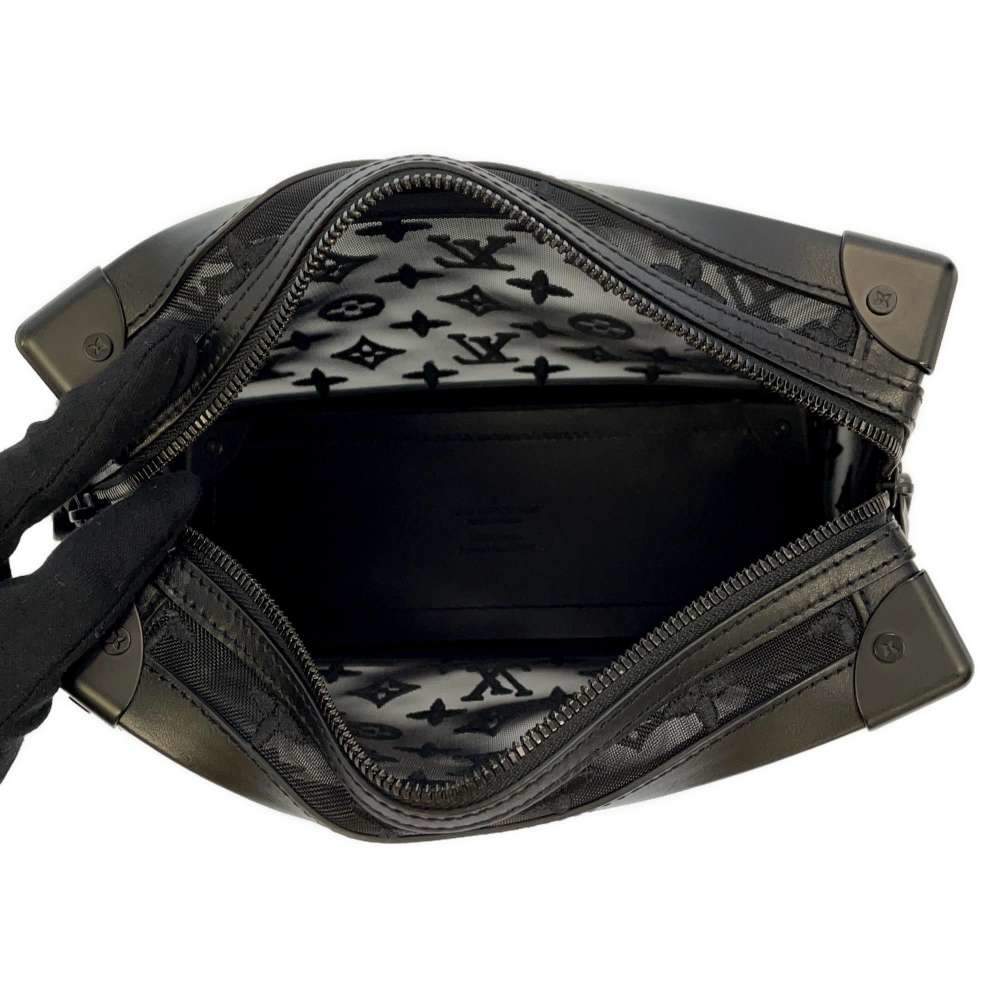 Louis Vuitton Soft Trunk Bag Monogram See Through Mesh Black 5012843