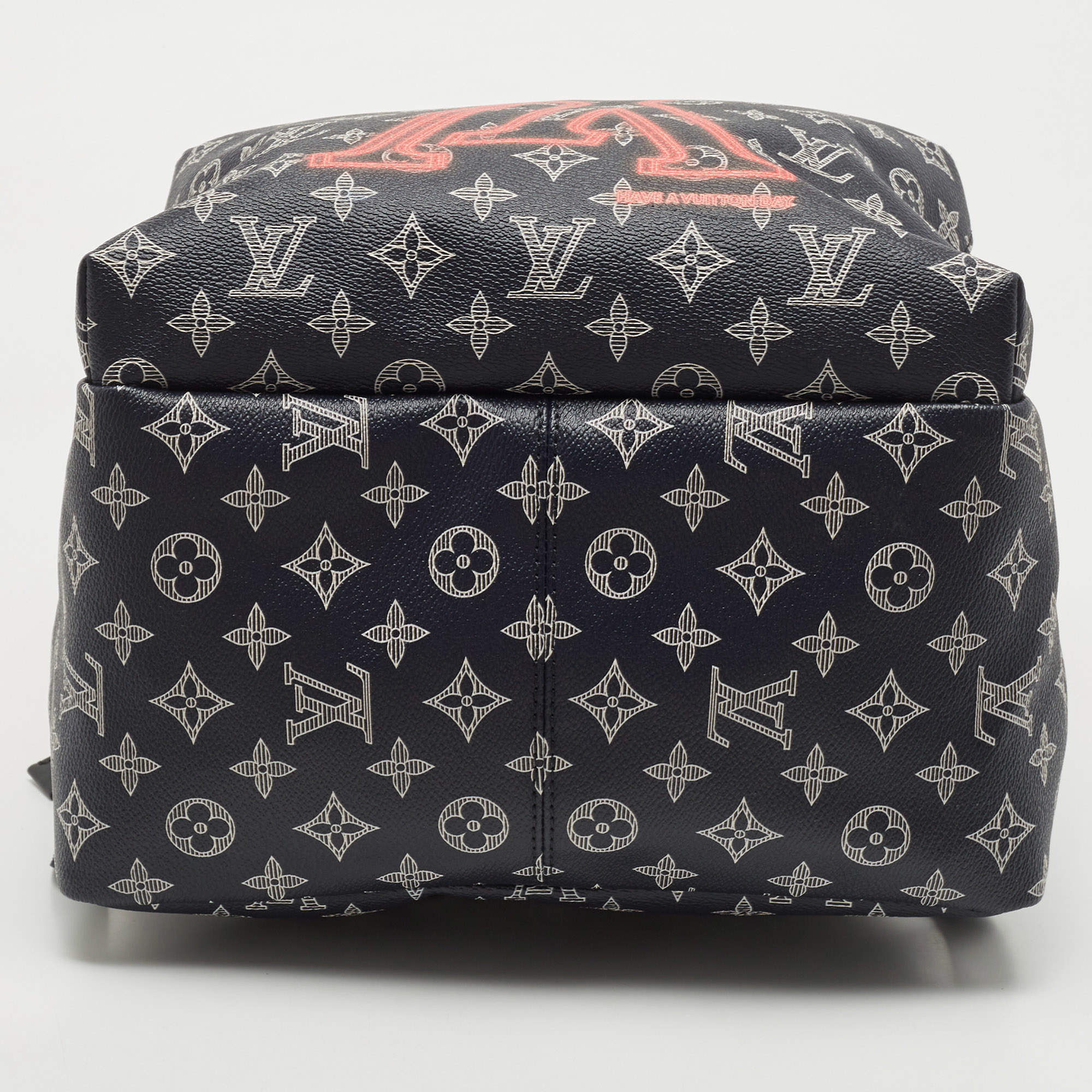 Louis Vuitton Apollo Backpack Monogram Upside Down Ink Navy for Men