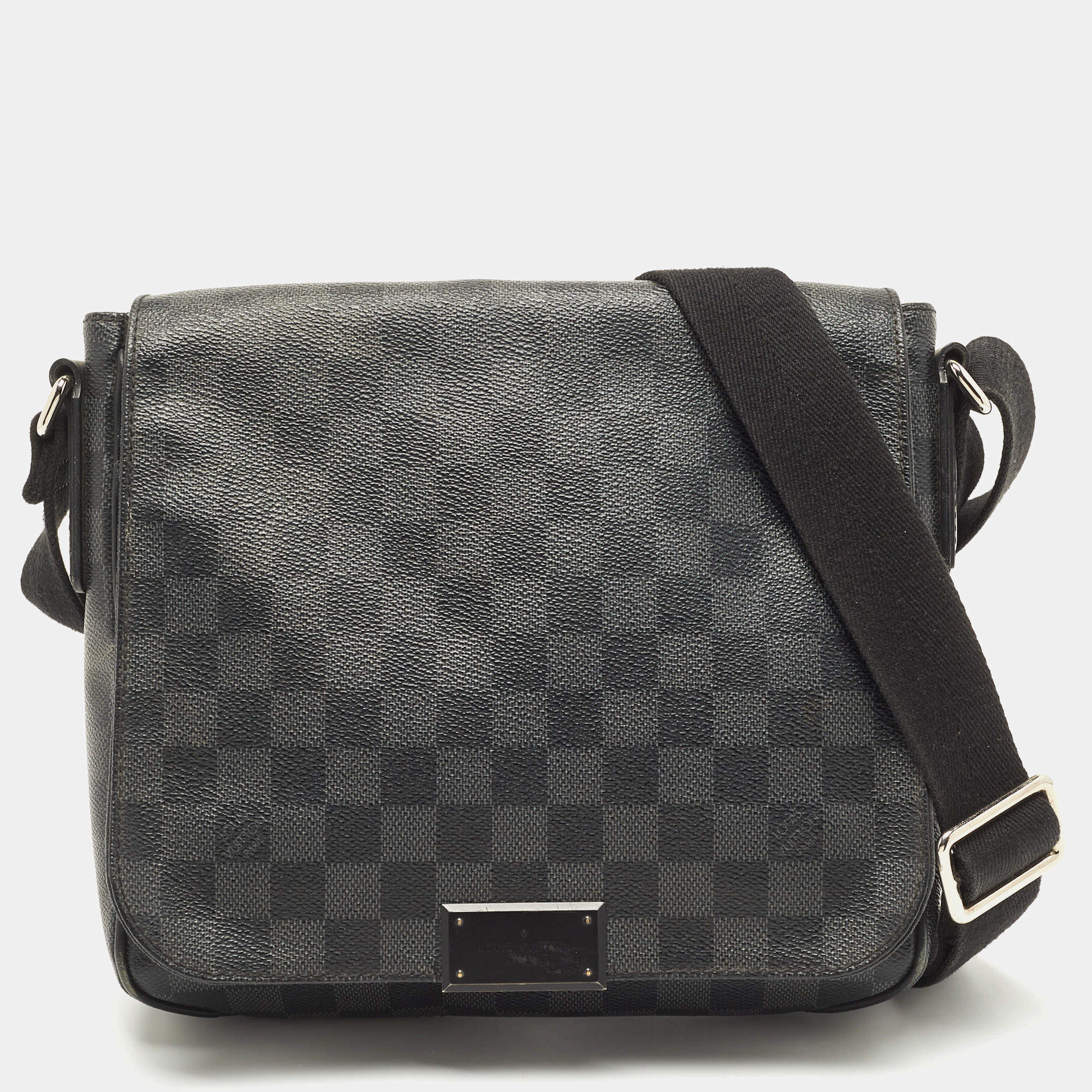 Louis Vuitton Damier Graphite Canvas District PM Bag