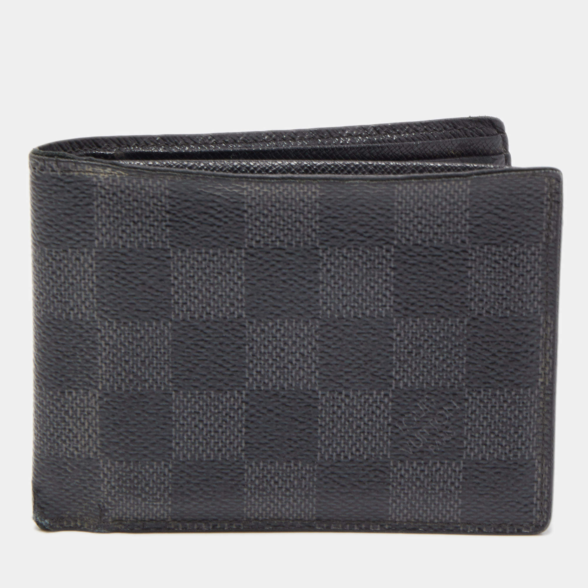 Louis Vuitton Damier Graphite Canvas Multiple Bifold Wallet Louis ...