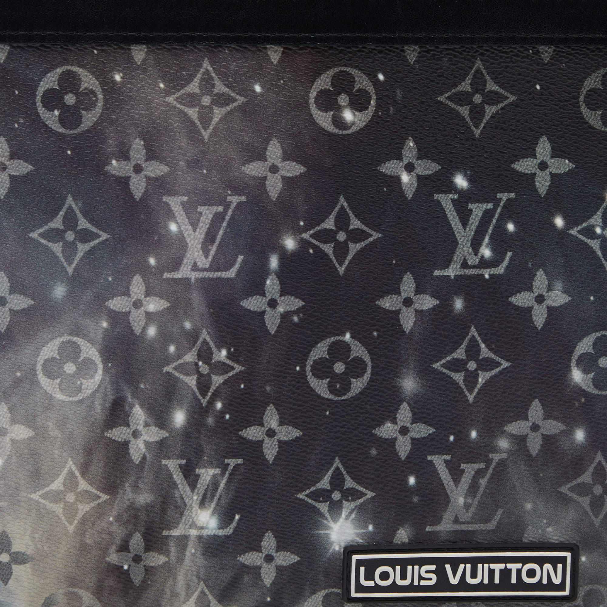 Louis Vuitton Voyage Pochette Monogram Galaxy MM Black Multicolor in Coated  Canvas with Black-tone - US