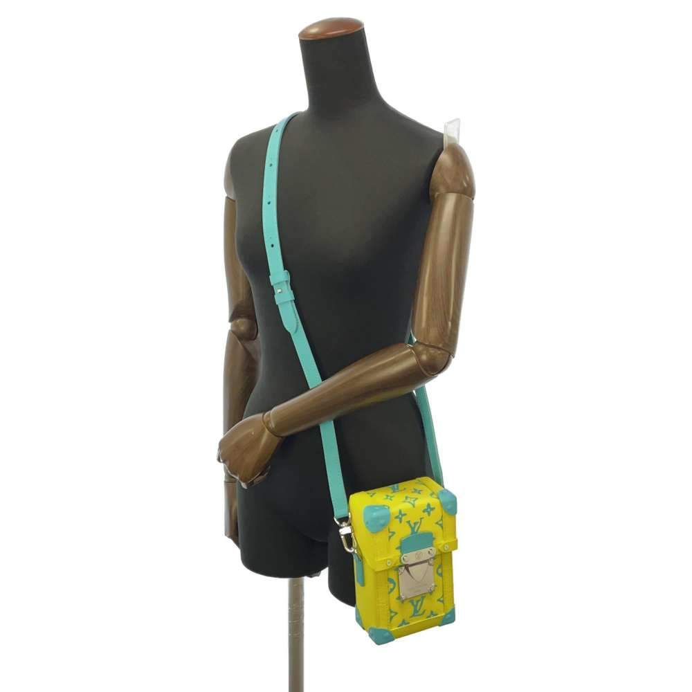 Pochette trunk verticale cloth crossbody bag Louis Vuitton Brown in Cloth -  21889116